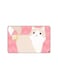 PRINTED BANK CARD STICKER Cute Grey Cat Drawing