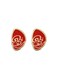 Abu Dhabi Calligraphy Logo Design 3D Sticker Badge 2 PC Metal 2cm