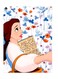 Printed Wall Sticker Multicolour 20cm