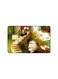 PRINTED BANK CARD STICKER Cute Old Woman Drawing With Fox