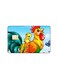 PRINTED BANK CARD STICKER Cute Colorful Rooster Drawing With Chicks
