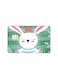 PRINTED BANK CARD STICKER Cute Rabbit Drawing In Shirt With Crown