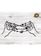 Decorative Wall Sticker Black 20cm