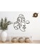 Decorative Wall Sticker Black 20cm