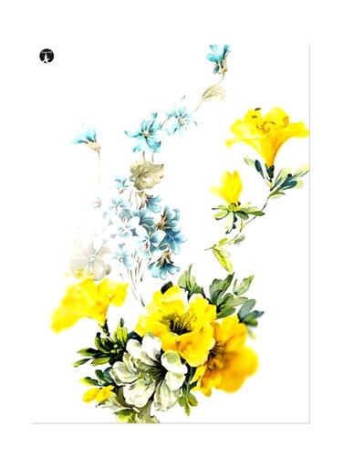 Printed Wall Sticker Multicolour 20cm