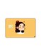 PRINTED BANK CARD STICKER Cute Girl Drawing With Mini Heart
