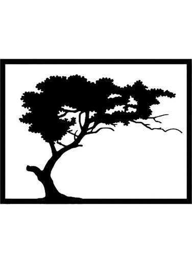 Decorative Wall Sticker Black 20cm