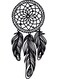 Decorative Wall Sticker Black 20cm