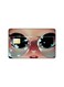 PRINTED BANK CARD STICKER Cute Anime Girl With Glasses