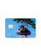 PRINTED BANK CARD STICKER Aesthetic House Drawing On Rocks