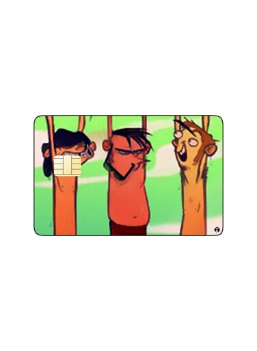 PRINTED BANK CARD STICKER Animation Ed, Edd, And Eddy By Cartoon Network