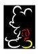 Printed Wall Sticker Multicolour 20cm