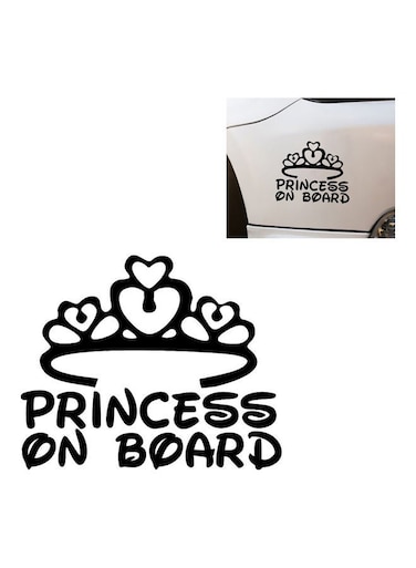 Princess on Board Car Body Styling Sticker