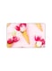 PRINTED BANK CARD STICKER Beautiful Pink Flowers Cones Drawing