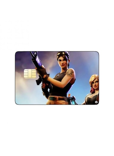 PRINTED BANK CARD STICKER Fortnite Video Game Characters