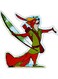Cartoon Design Decorative Wall Sticker Multicolour 10x10cm