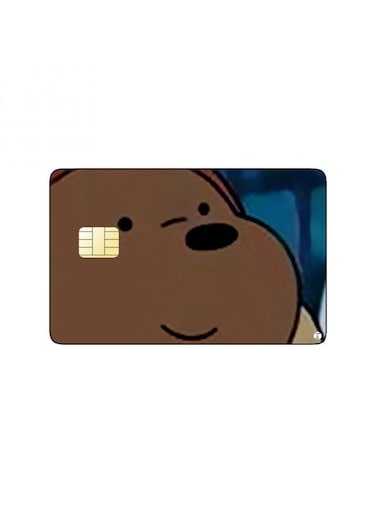 PRINTED BANK CARD STICKER Animation We Bare Bears By Cartoon Network