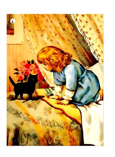 Printed Wall Sticker Multicolour 20cm