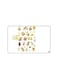 PRINTED BANK CARD STICKER Cute Animals Drawing
