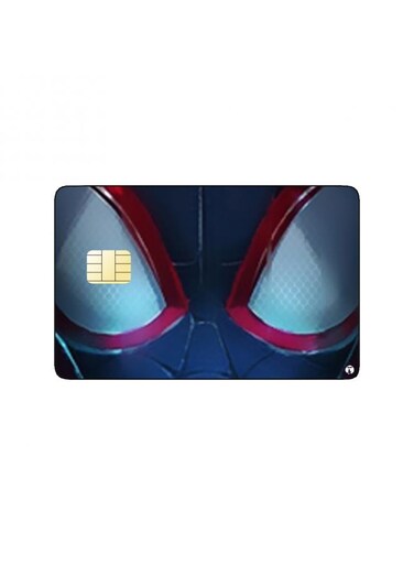 PRINTED BANK CARD STICKER Animation Miles Morales From Spiderman Into The Spider Verse By Sony