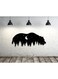 Decorative Wall Sticker Black 20cm