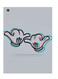 Printed Wall Sticker Multicolour 20cm