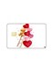 PRINTED BANK CARD STICKER Cute Teddy Bear Drawing With Ladder And Hearts