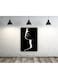 Decorative Wall Sticker Black 20cm