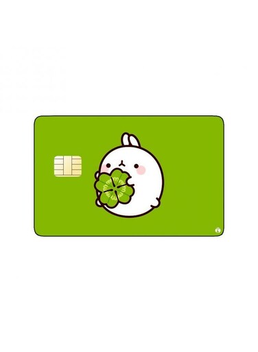 PRINTED BANK CARD STICKER Molang Anime Characters