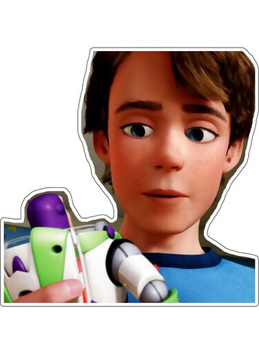 Toy Story Fictional Character Printed Wall Sticker Multicolour