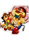 Cartoon Character Printed Wall Sticker Multicolour