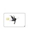 PRINTED BANK CARD STICKER Aesthetic Black Fairy Drawing