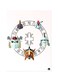 Printed Wall Sticker Multicolour 20cm