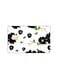 PRINTED BANK CARD STICKER Beautiful Black Flowers Drawing