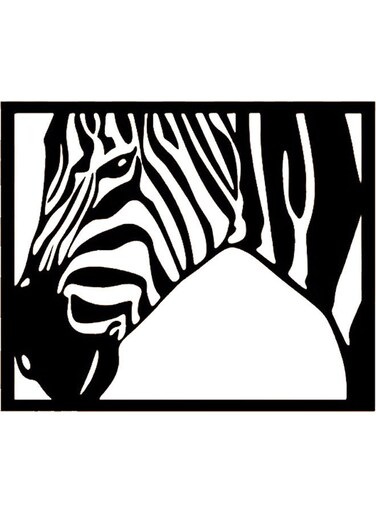 Decorative Wall Sticker Black 20cm