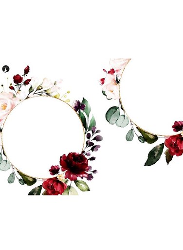 Printed Wall Sticker Multicolour 20cm