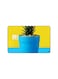 PRINTED BANK CARD STICKER Cute Small Plant Drawing