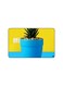 PRINTED BANK CARD STICKER Cute Small Plant Drawing