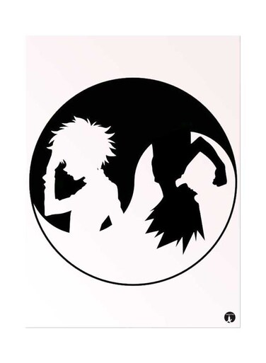 Printed Wall Sticker Multicolour 20cm