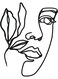 Decorative Wall Sticker Black 20cm