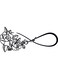 Decorative Wall Sticker Black 20cm