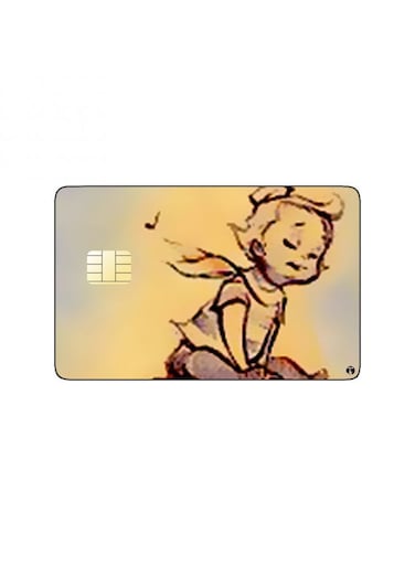 PRINTED BANK CARD STICKER Animation The Marvelous Misadventures Of Flapjack By Cartoon Network