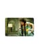 PRINTED BANK CARD STICKER Beautiful Woman Drawing With Long Hair