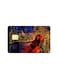 PRINTED BANK CARD STICKER Cute Girl Drawing With Black Cat