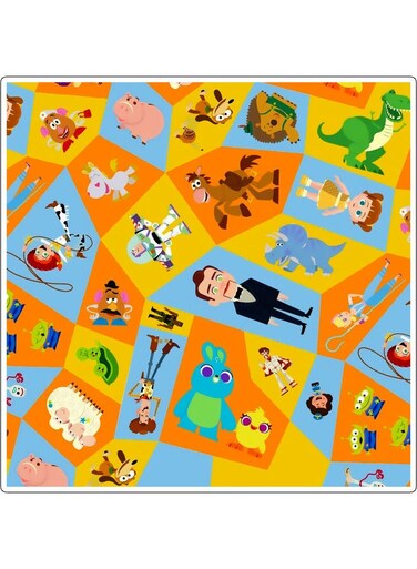 Decorative Wall Sticker Multicolour 10x10cm