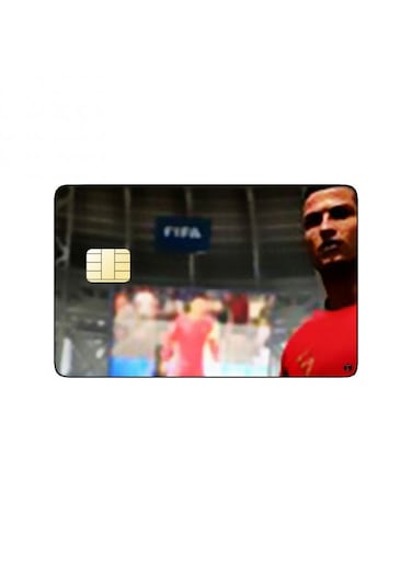 PRINTED BANK CARD STICKER Cristiano Ronaldo Portugal Football Player
