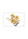 PRINTED BANK CARD STICKER Beautiful Yellow Flowers Drawing