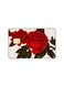 PRINTED BANK CARD STICKER Beautiful Red Flowers Drawing