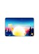 PRINTED BANK CARD STICKER Aesthetic Boat Drawing At Sunrise