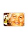 PRINTED BANK CARD STICKER Cute Old Woman Drawing With Honey
